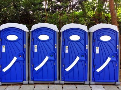 Professional portable toilet for construction services in Jackson